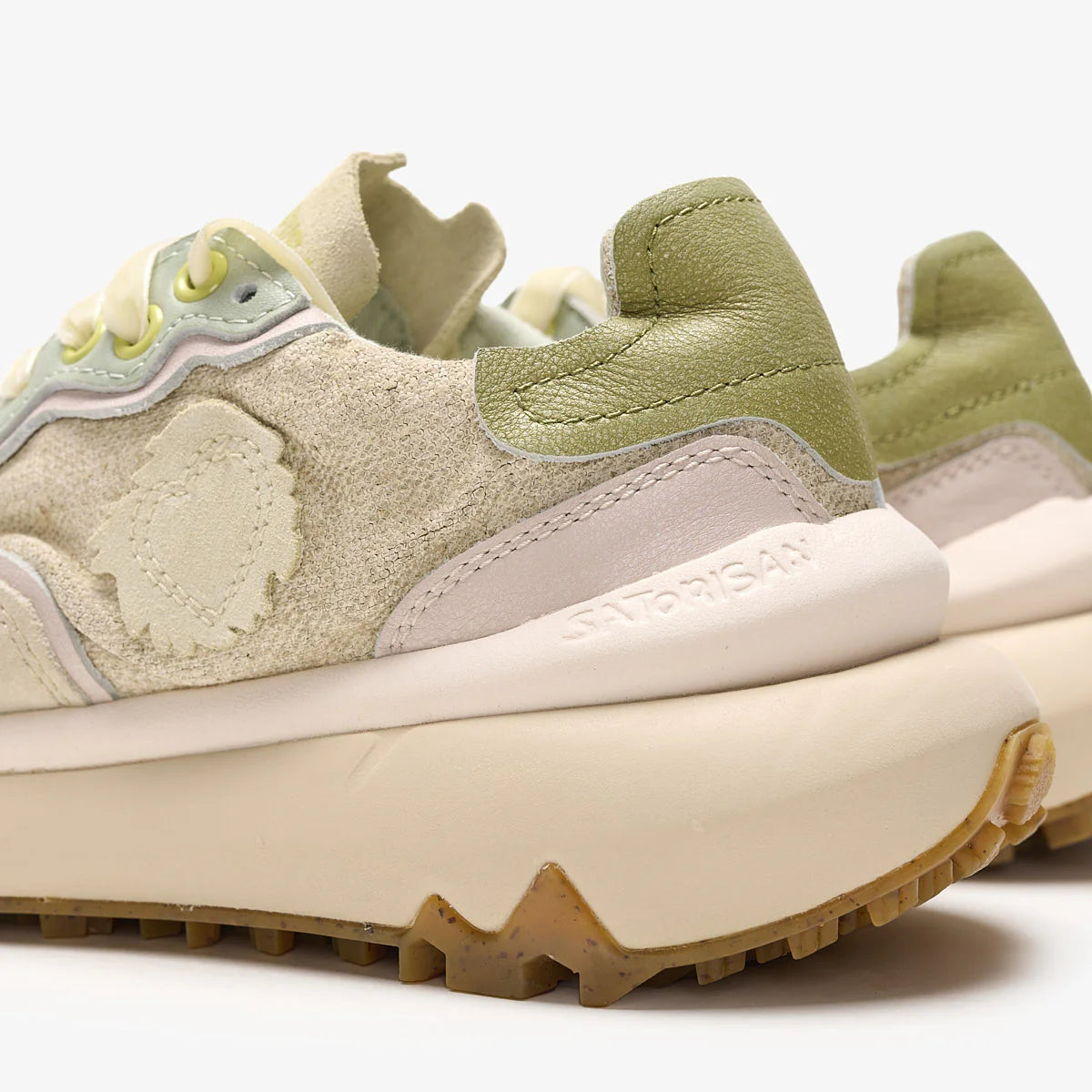 DS5-CHACRONA METTA LINO WHITEWISP Sneakers Multi Green Woman