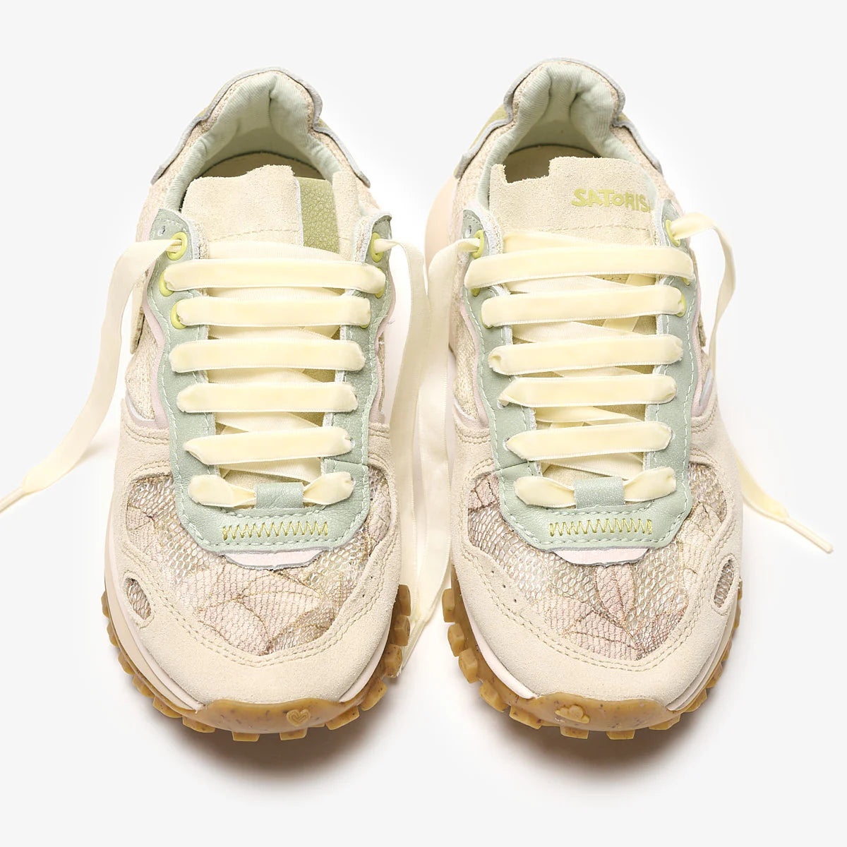 DS5-CHACRONA METTA LINO WHITEWISP Sneakers Multi Green Woman