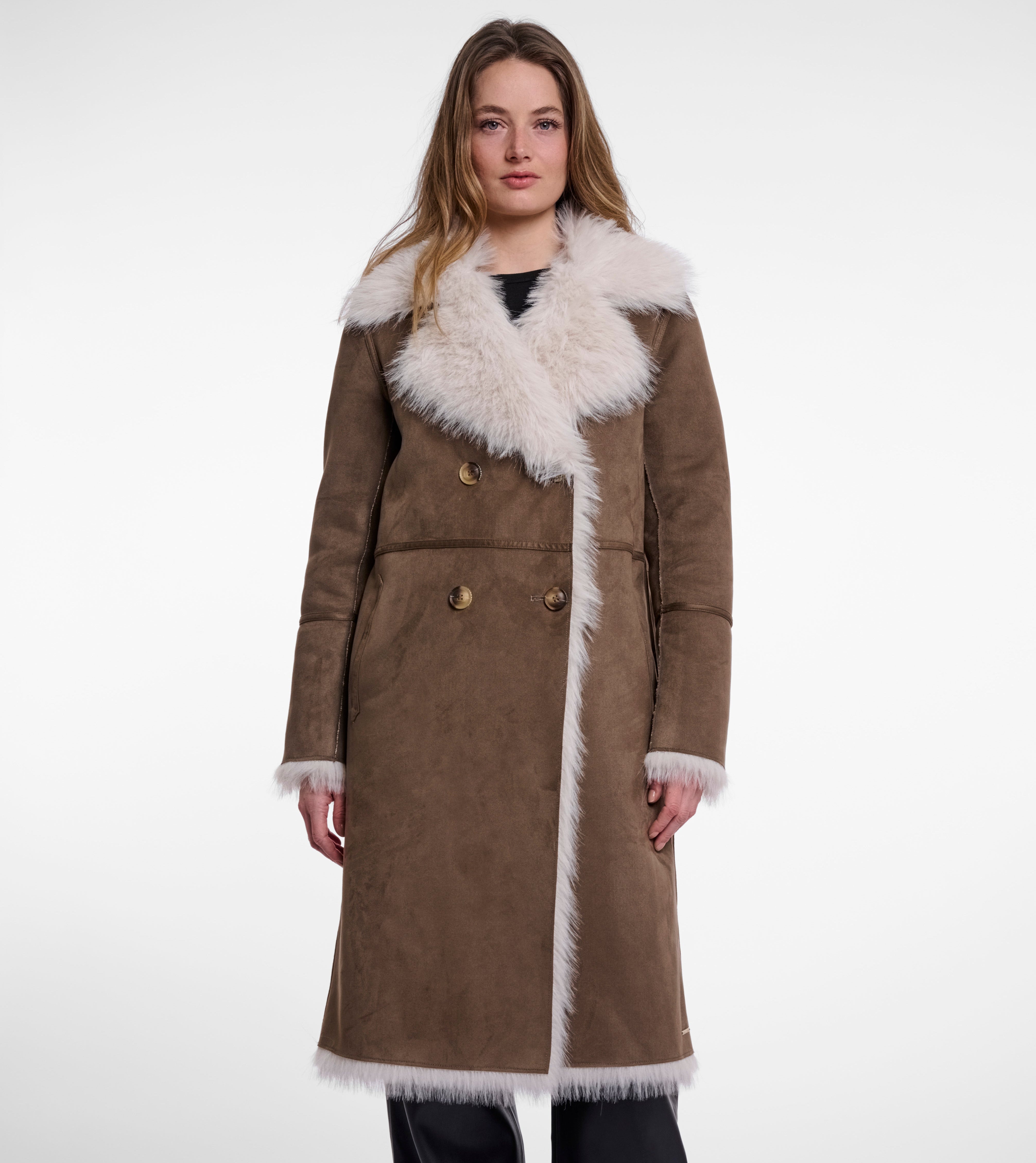 W6-SULEEN Cappotto Lungo Walnut Birch