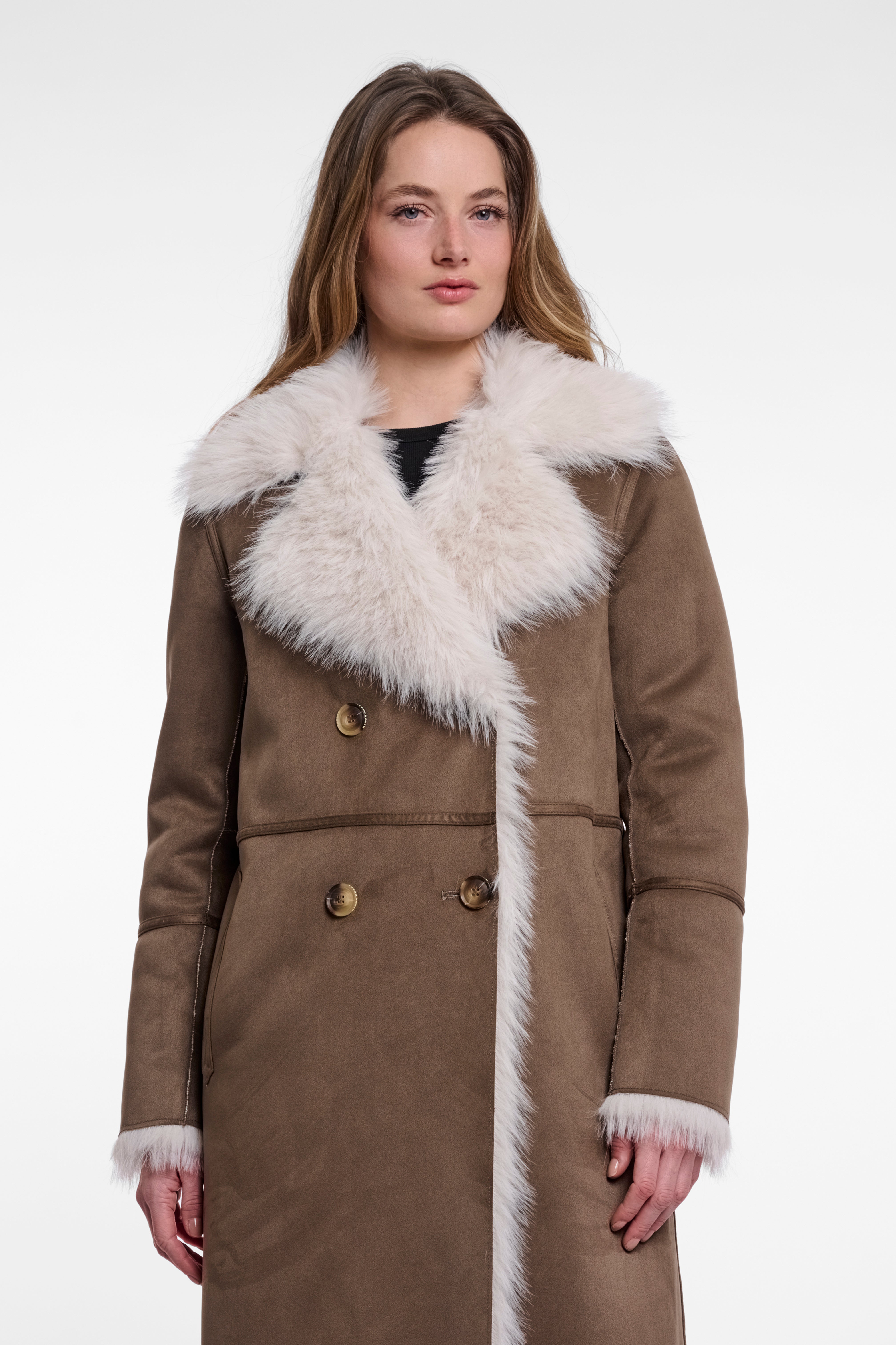 W6-SULEEN Cappotto Lungo Walnut Birch