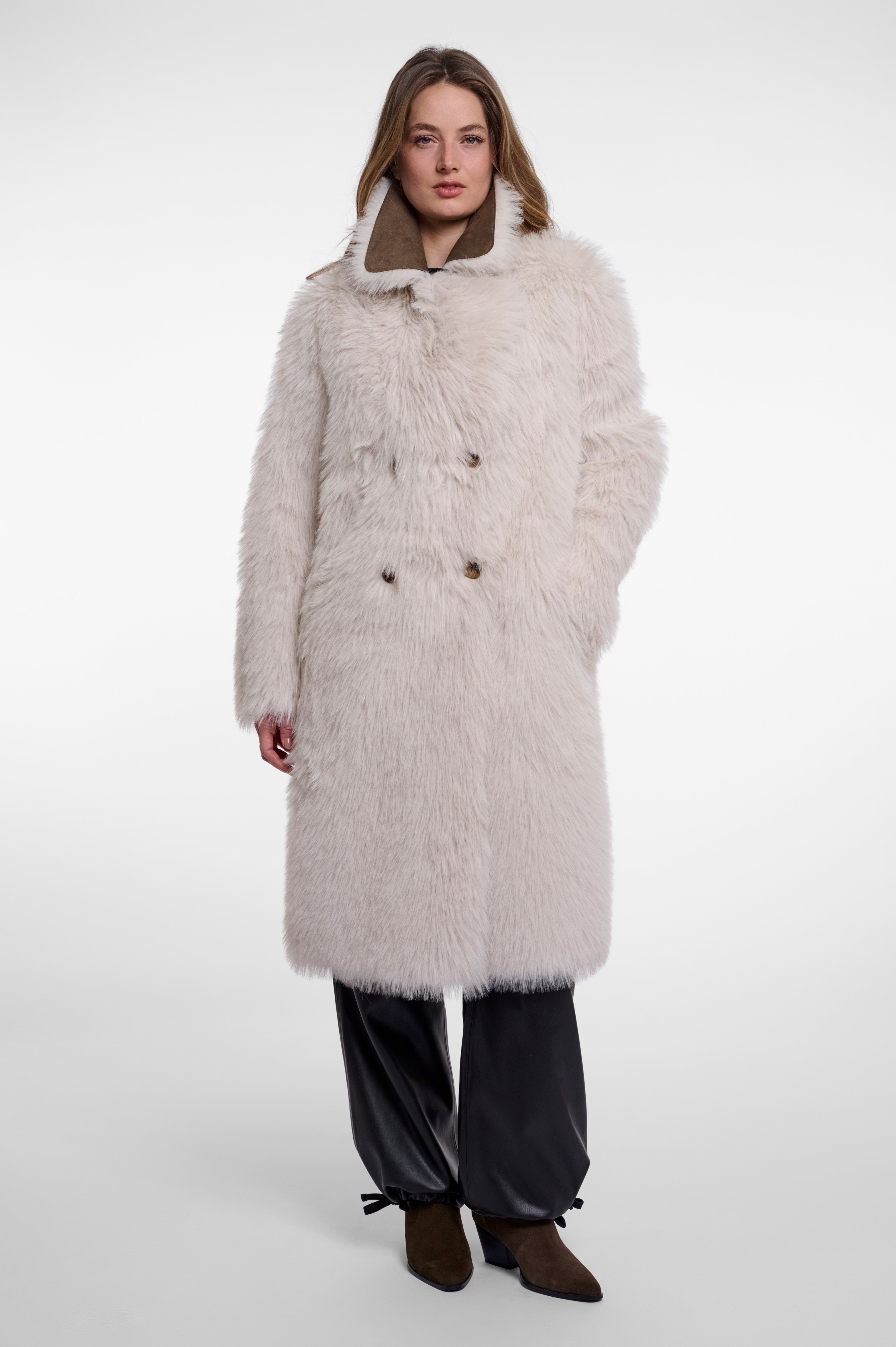 W6-SULEEN Cappotto Lungo Walnut Birch