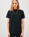 US4-T-Shirt Girocollo Jersey Black Man