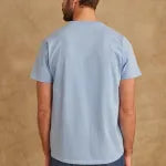 Pocket T-Shirt Jersey Azzurro Man