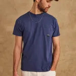 Pocket T-Shirt Jersey French Navy Man