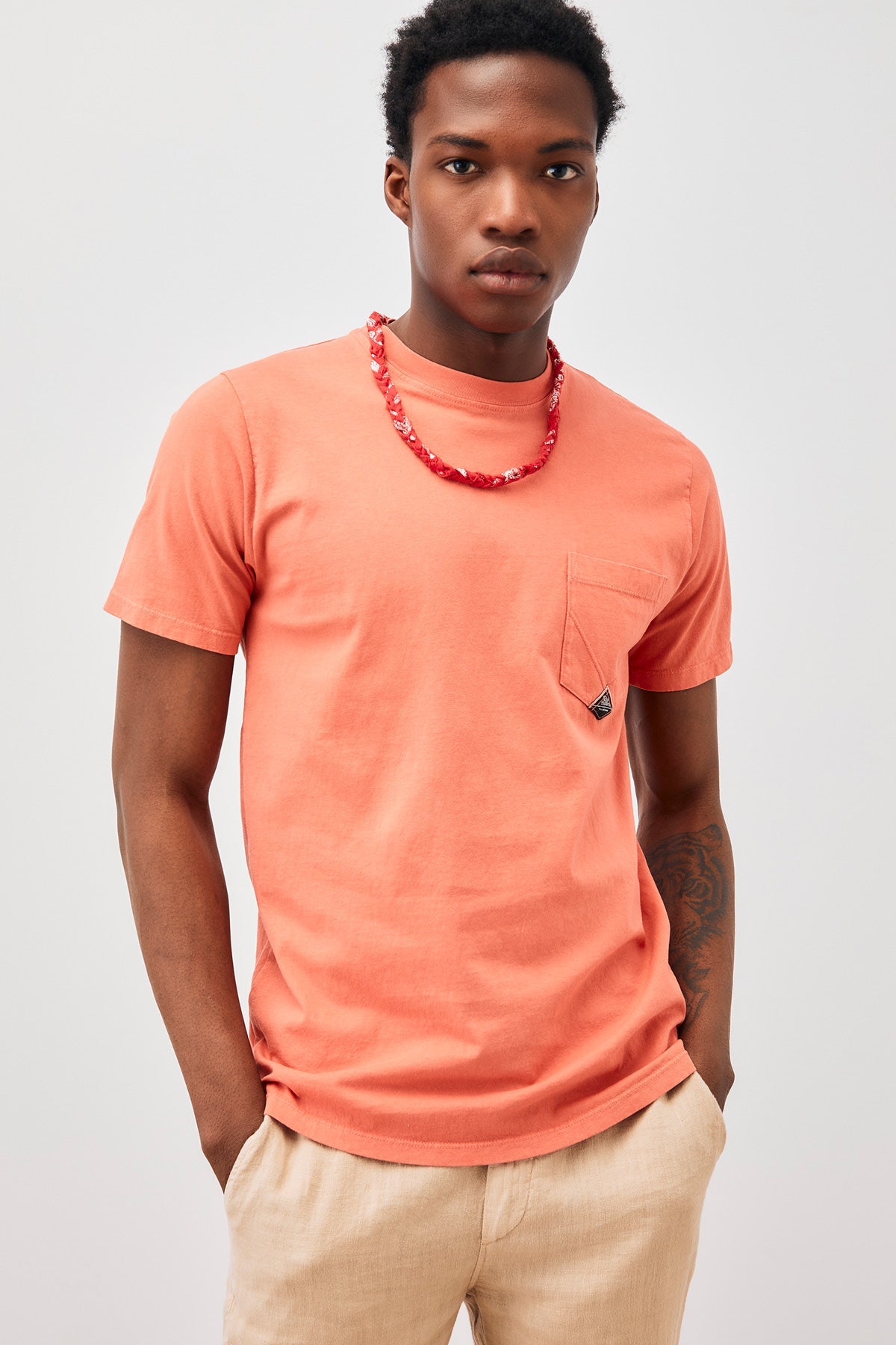 Pocket T-Shirt Jersey Mais Man