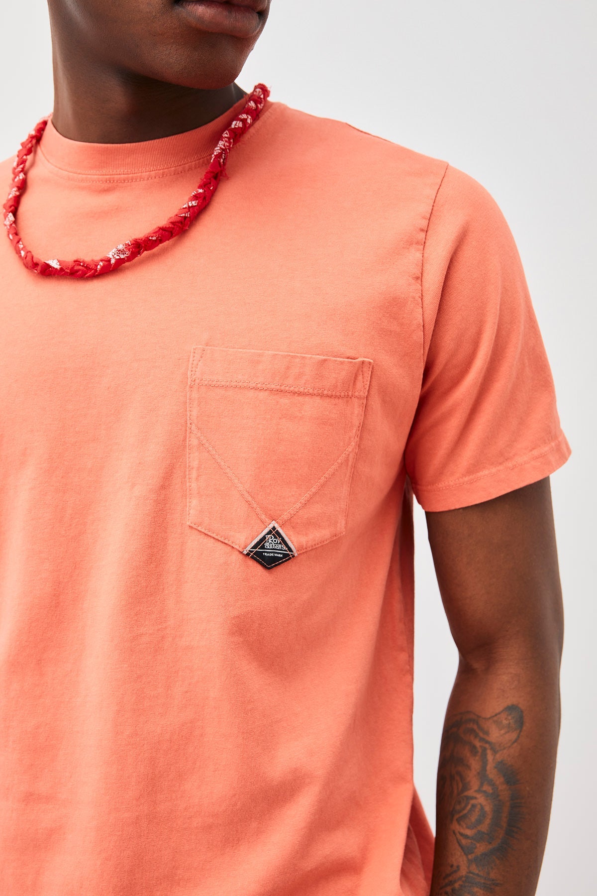 Pocket T-Shirt Jersey Azzurro Man