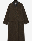 W4-DJ0036 Cappotto Doppiopetto Tweed Variante Unica