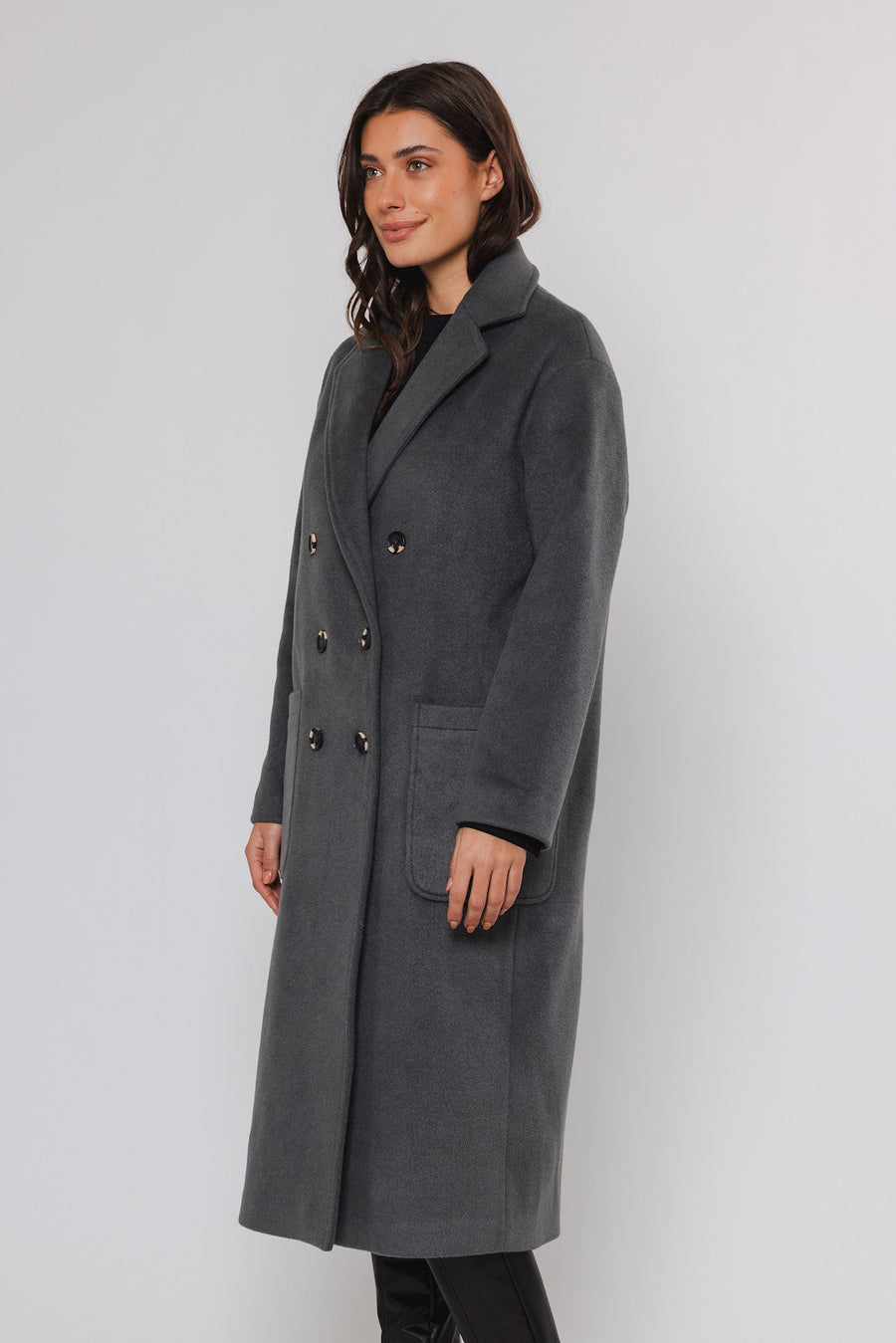 W4-TEUNI Long Coat Night Forest