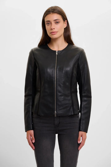 S5-TORRI Giubbotto in Pelle Black