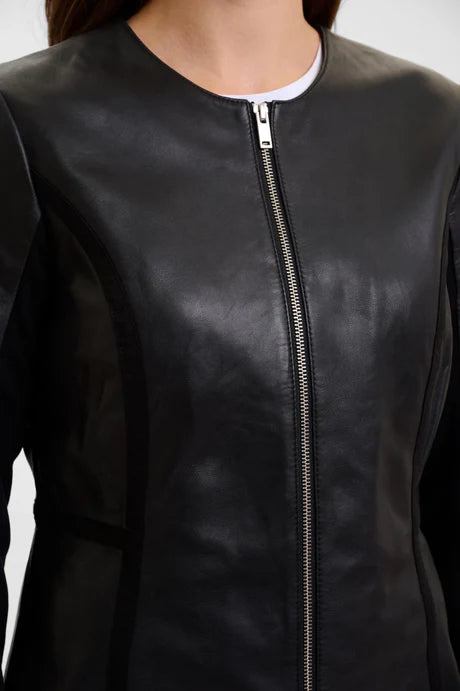 S5-TORRI Giubbotto in Pelle Black