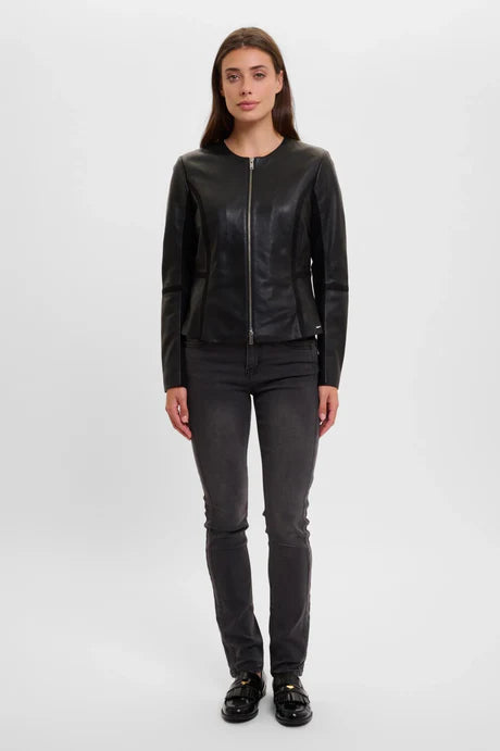 S5-TORRI Giubbotto in Pelle Black