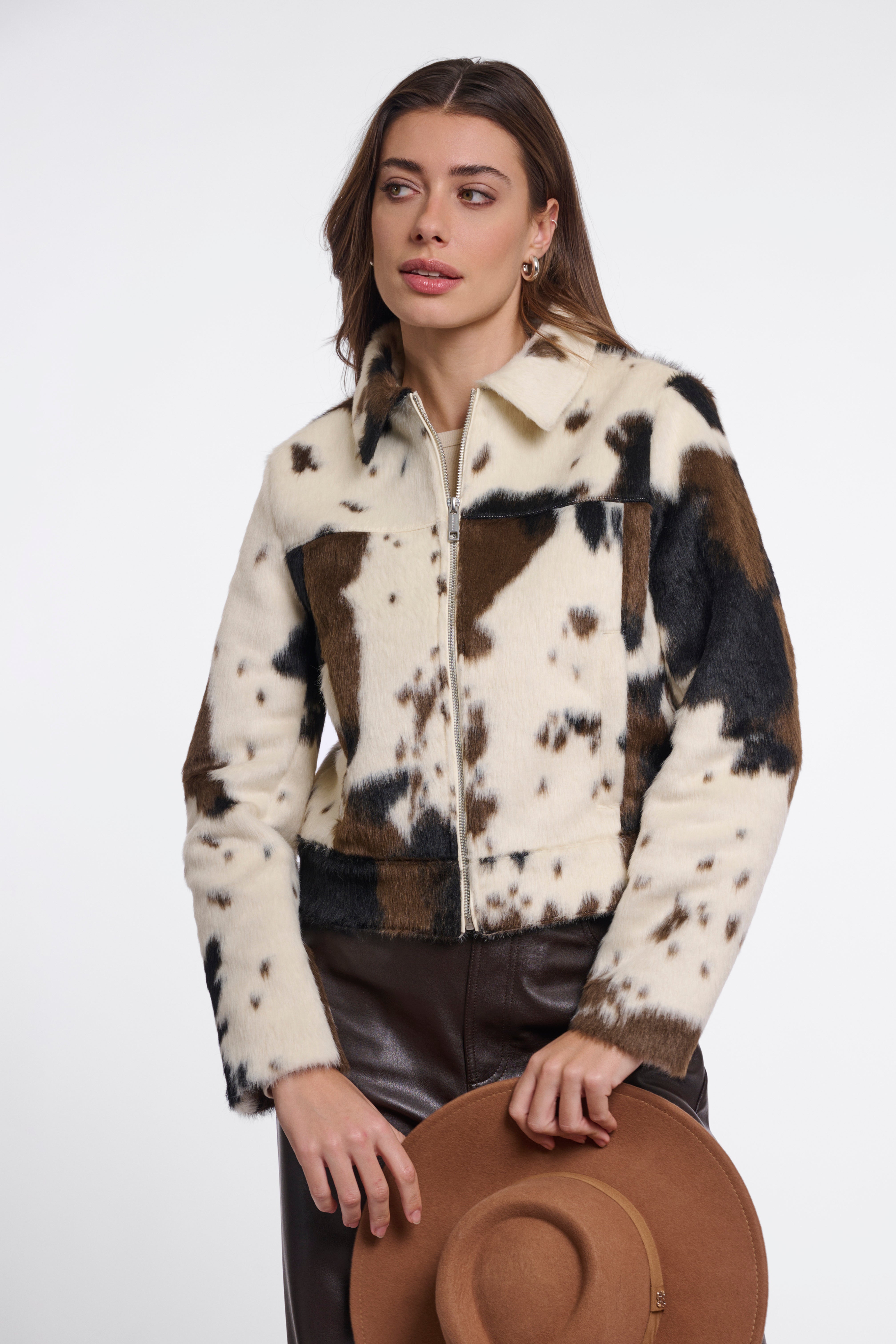 W6-TOUKA Giacca Full Zip Cow