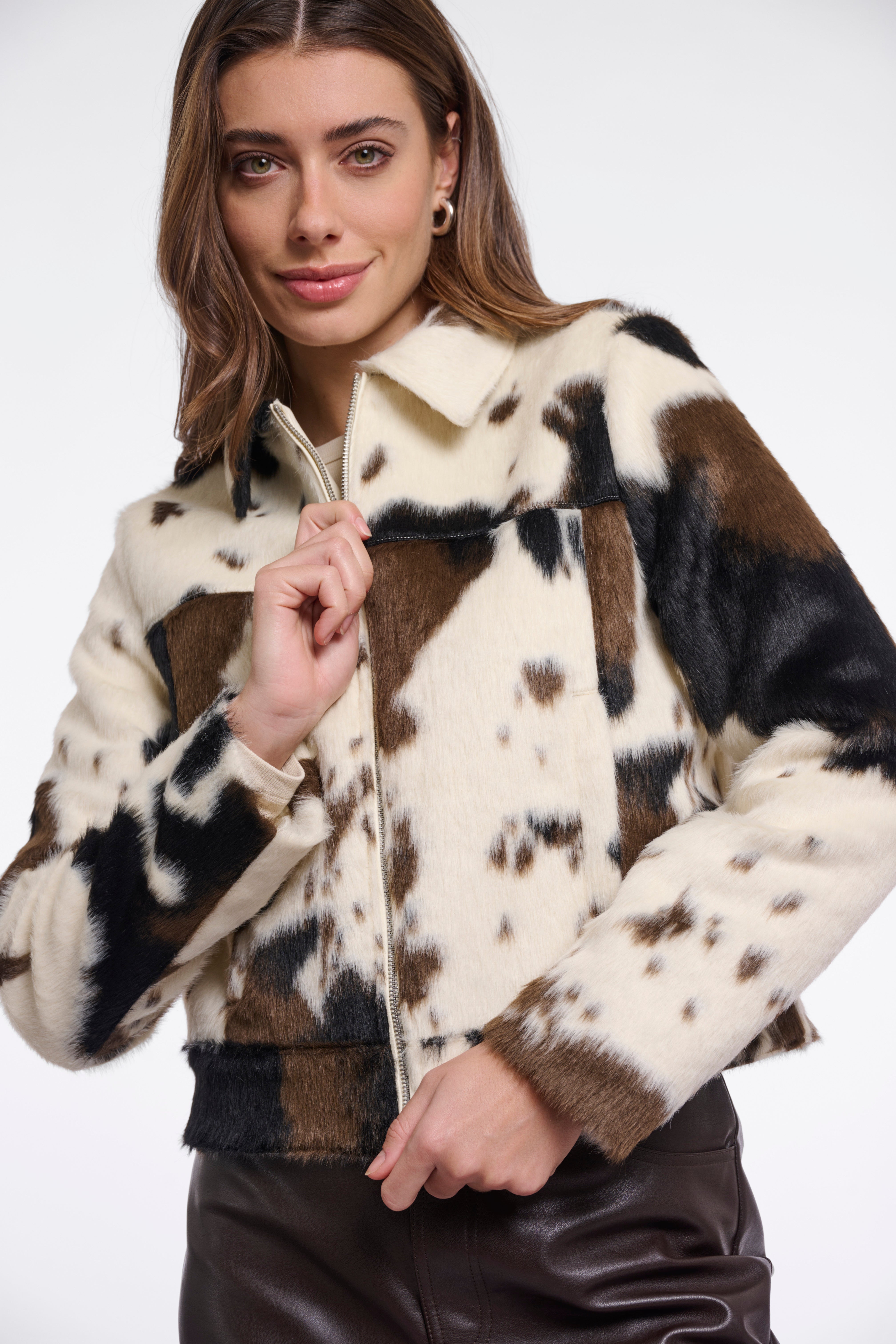 W6-TOUKA Giacca Full Zip Cow