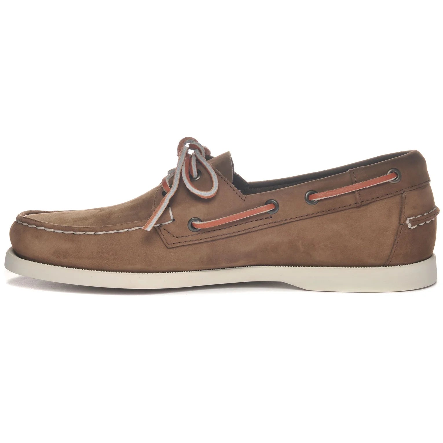 US5-DOCKSIDES PORTLAND NUBUK Mocassino Brown/Yellow Man