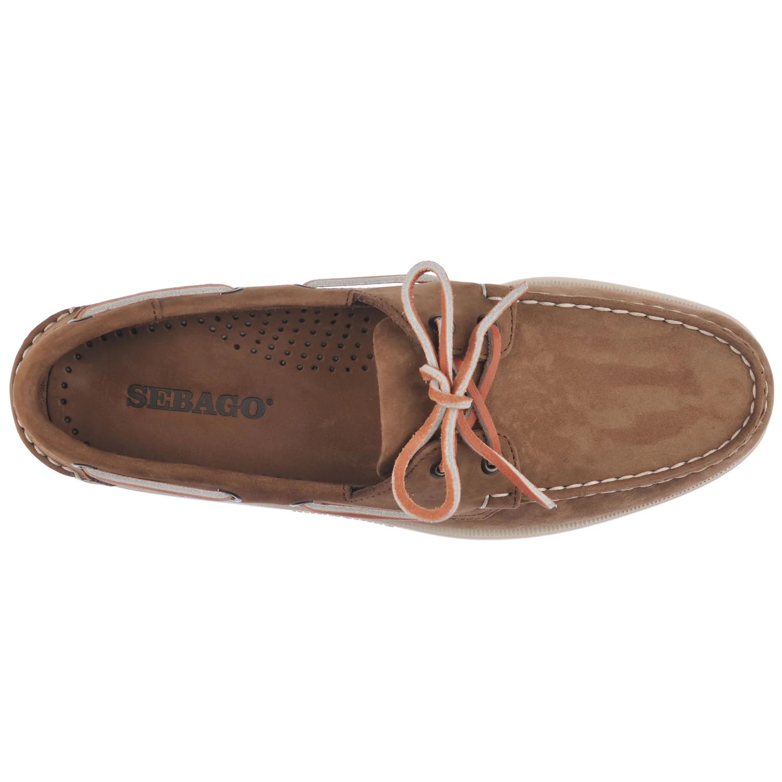 US5-DOCKSIDES PORTLAND NUBUK Mocassino Brown/Yellow Man