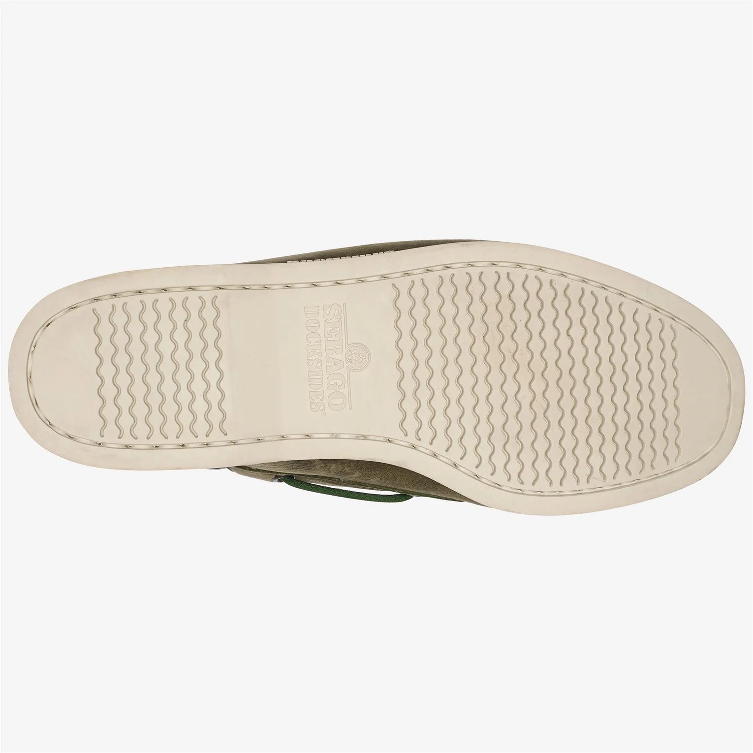 US6-DOCKSIDES PORTLAND CRAZY HORSE Mocassino Green Military Man