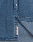 W6-MERCER 8OZ DENIM Camicia Blue Indigo Man