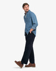 W6-MERCER 8OZ DENIM Camicia Blue Indigo Man