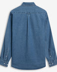 W6-MERCER 8OZ DENIM Camicia Blue Indigo Man