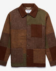 W6-DORR Giacca Patchwork Marrone Man
