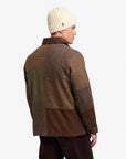 W6-DORR Giacca Patchwork Marrone Man