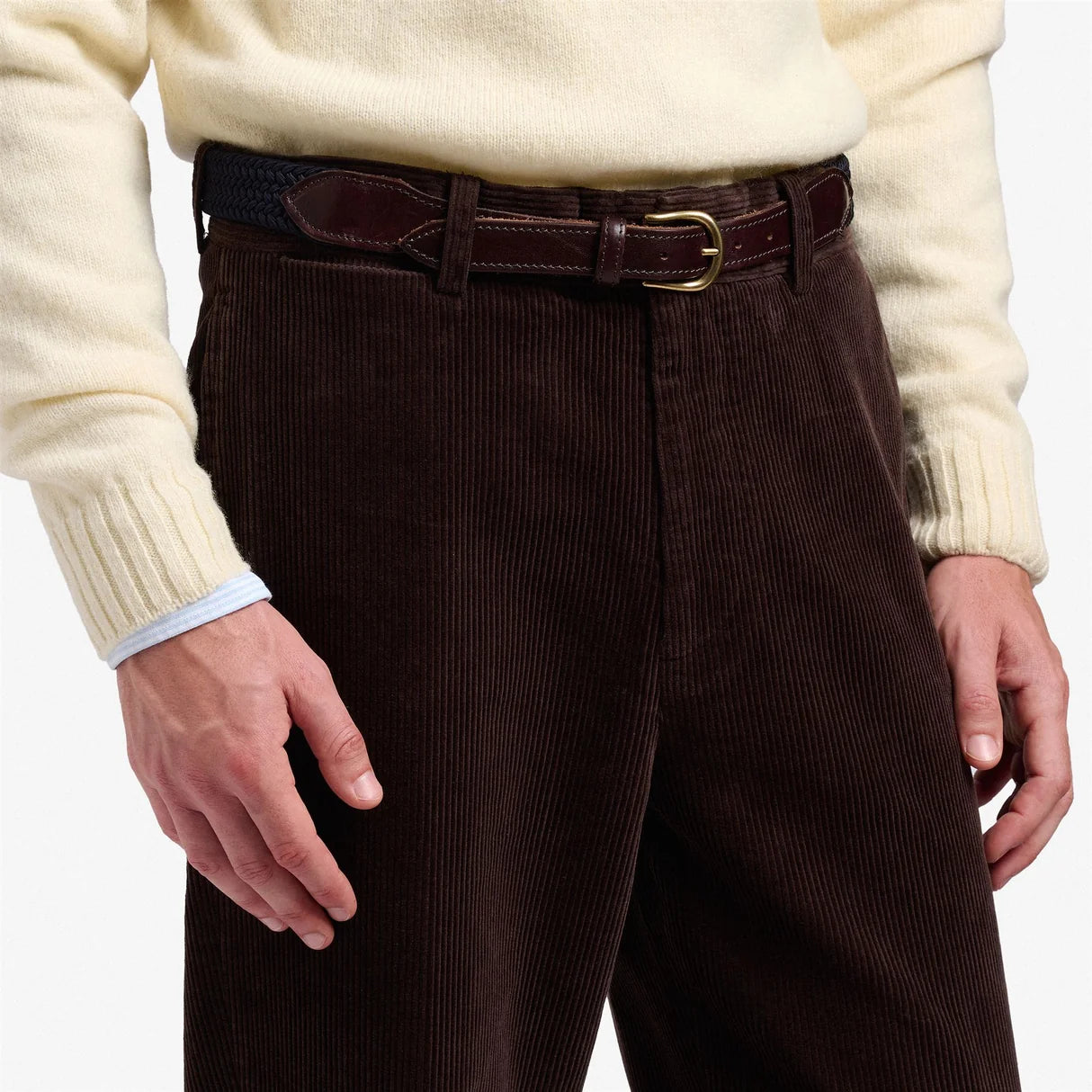 W6-RENDON PANTALONE CORDUROY 03Y Brown Moro Man