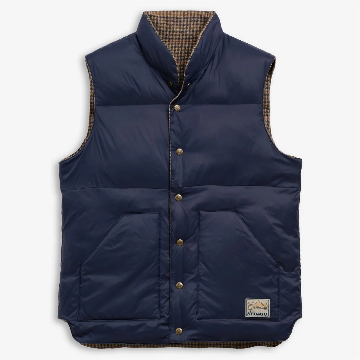 W6-WEBB WOOL GILET PIED DE POULE A08 Man