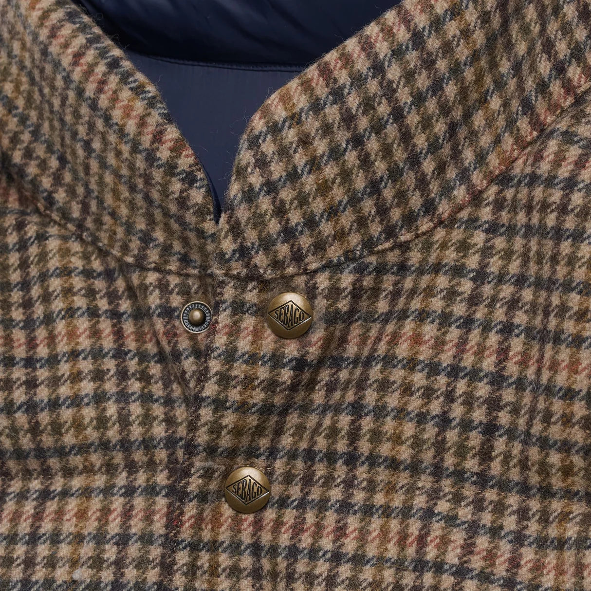 W6-WEBB WOOL GILET PIED DE POULE A08 Man
