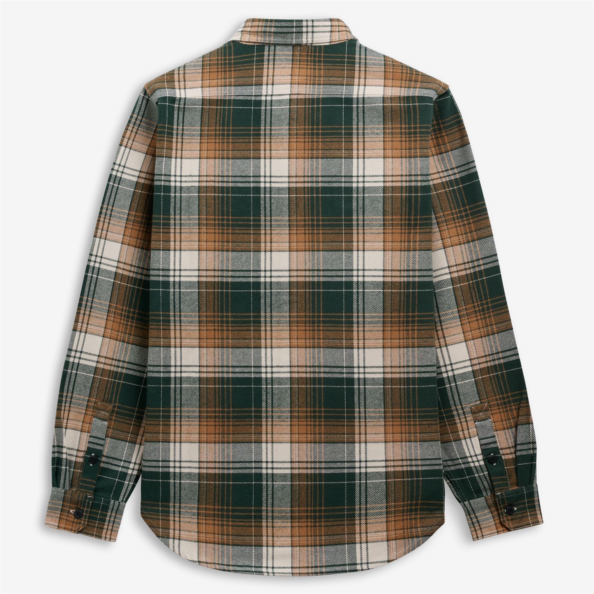 W6-JIB Overshirt Quadri Verde Man