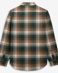 W6-JIB Overshirt Quadri Verde Man