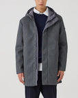 UW6-BREAD Parka Tricotech Grey Melange Man