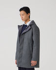 UW6-BREAD Parka Tricotech Grey Melange Man
