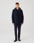 UW6-GRAVITY Caban Tricotech Navy Man