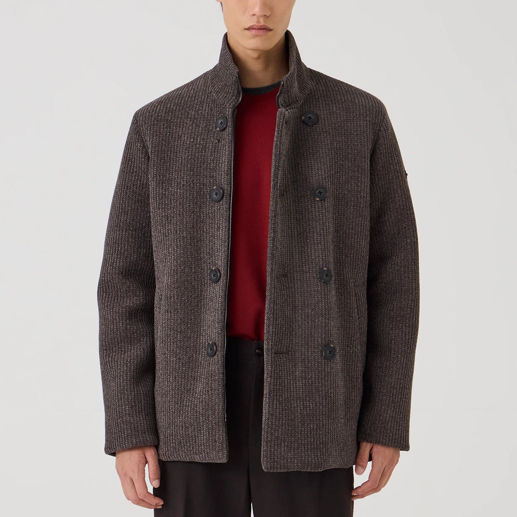 UW6-OSLO CHENI Giubbotto Tricotech Brown Man