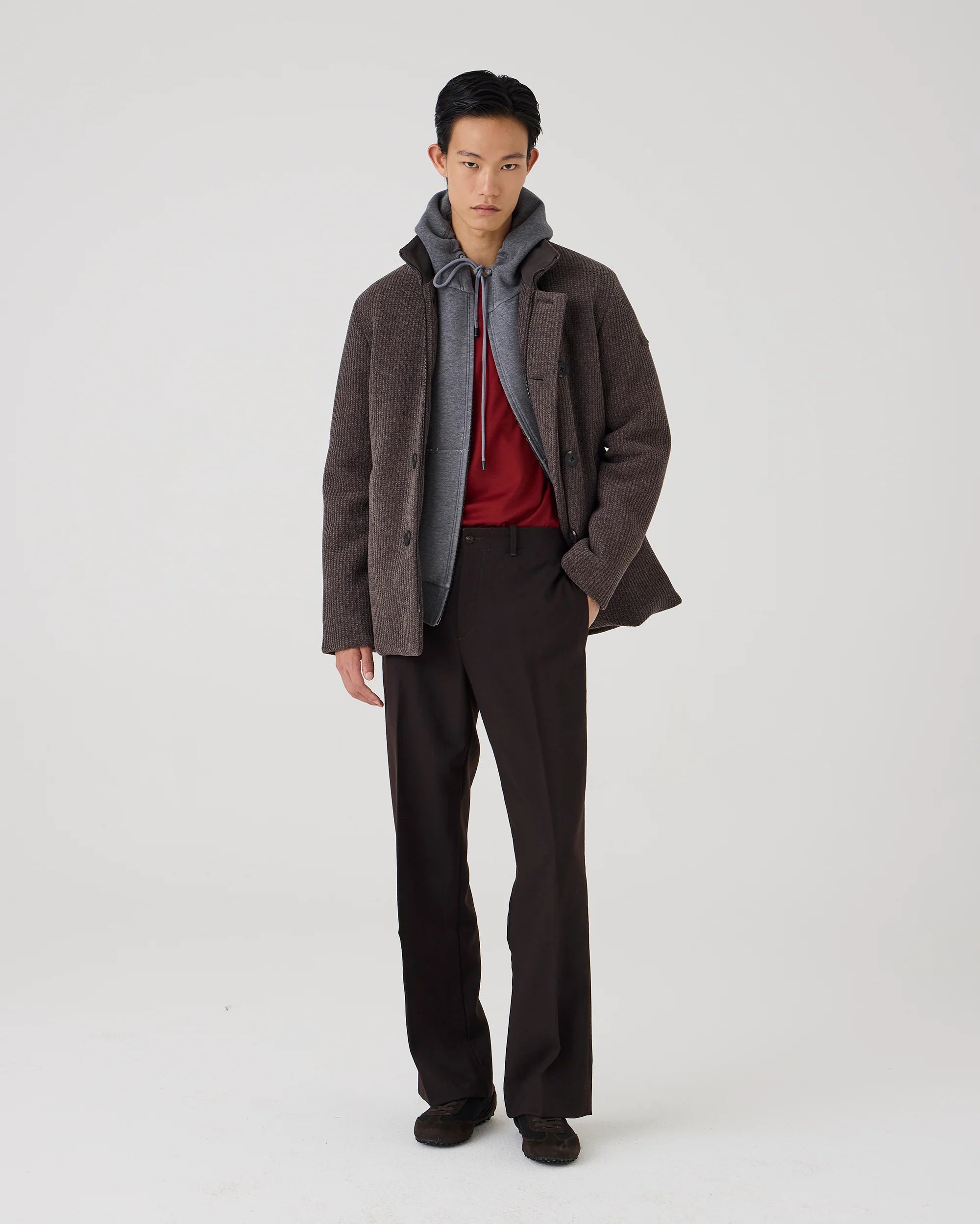 UW6-OSLO CHENI Giubbotto Tricotech Brown Man