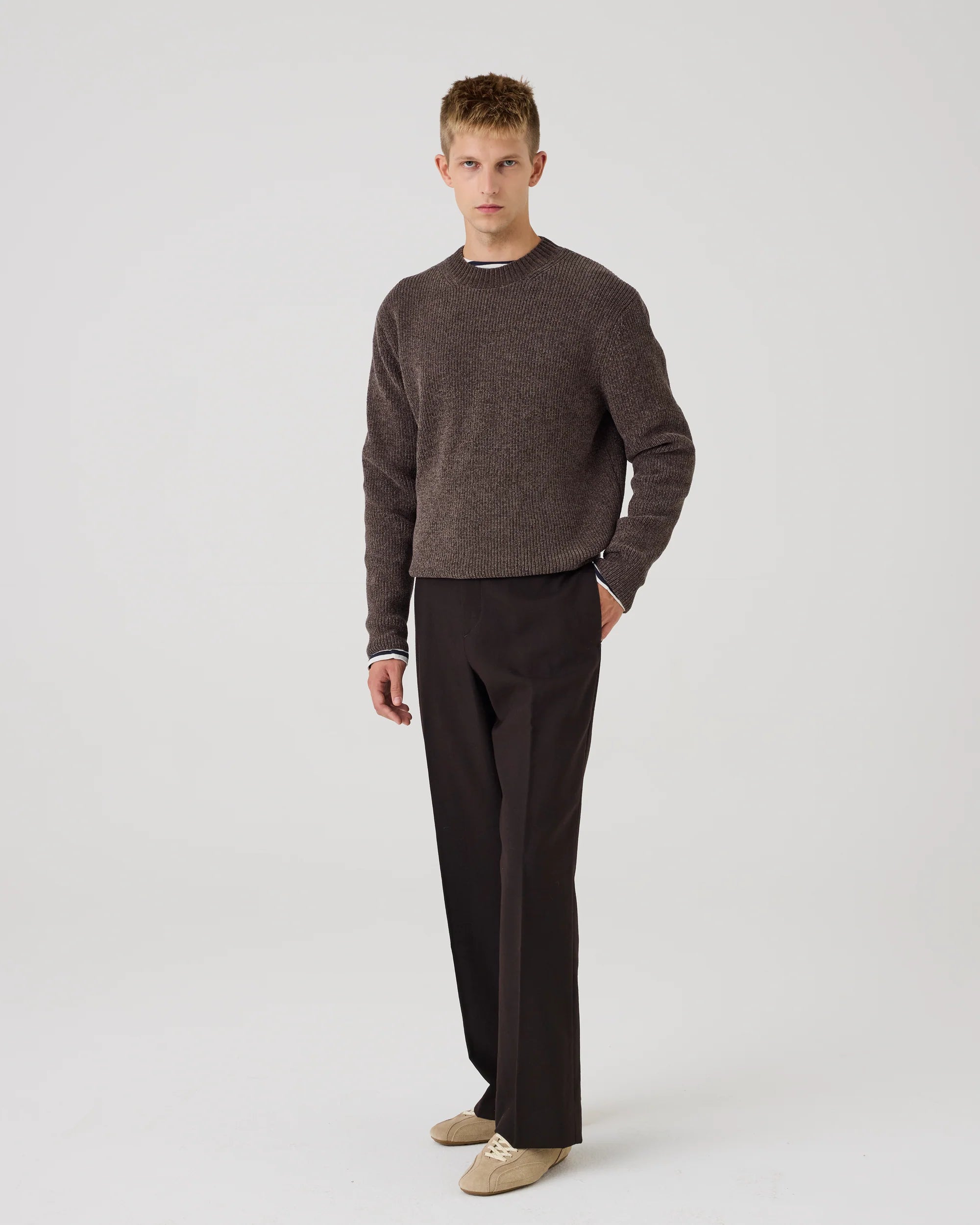 UW6-PIACENZA CMAX Maglia Brown Man