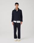 UW6-WEIRS LS Polo Navy Man