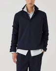 UW6-WEIRS LS Polo Navy Man