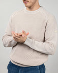 W6-0001 Maglia Costa Inglese Beige Man