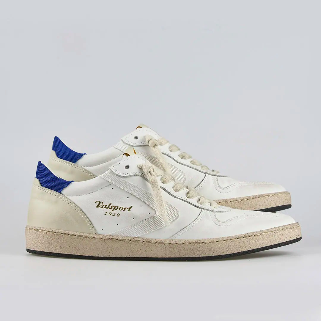 US6-DAVIS Leather Nylon Royal Man