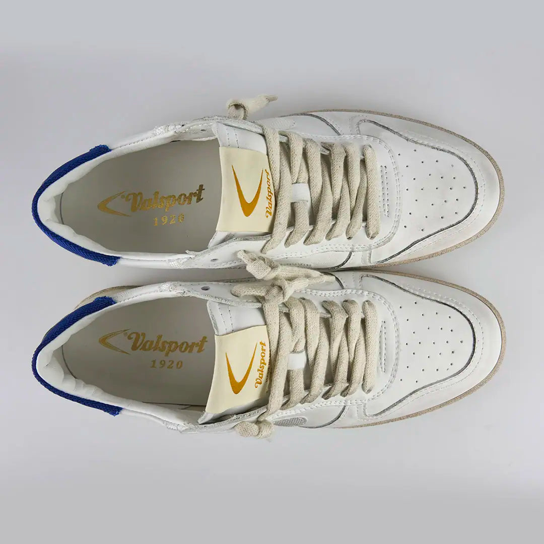 US6-DAVIS Leather Nylon Royal Man