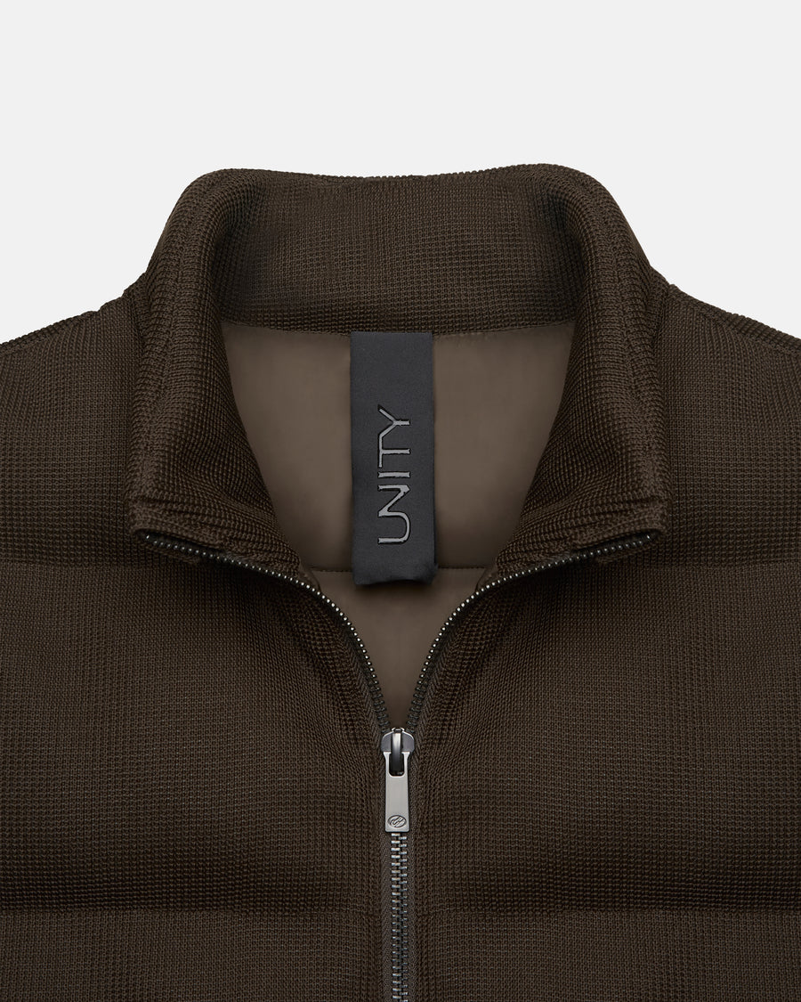 UW5-VEST Gilet Tricotech Brown Man