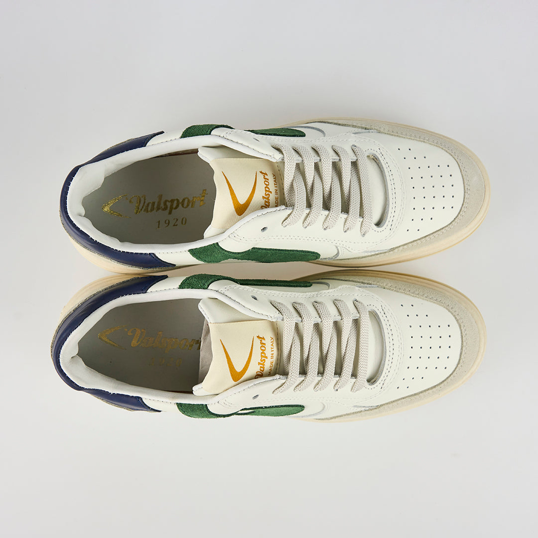 UW5-2870 HYPE Sneakers Leather Suede Ionio/Basilico Man