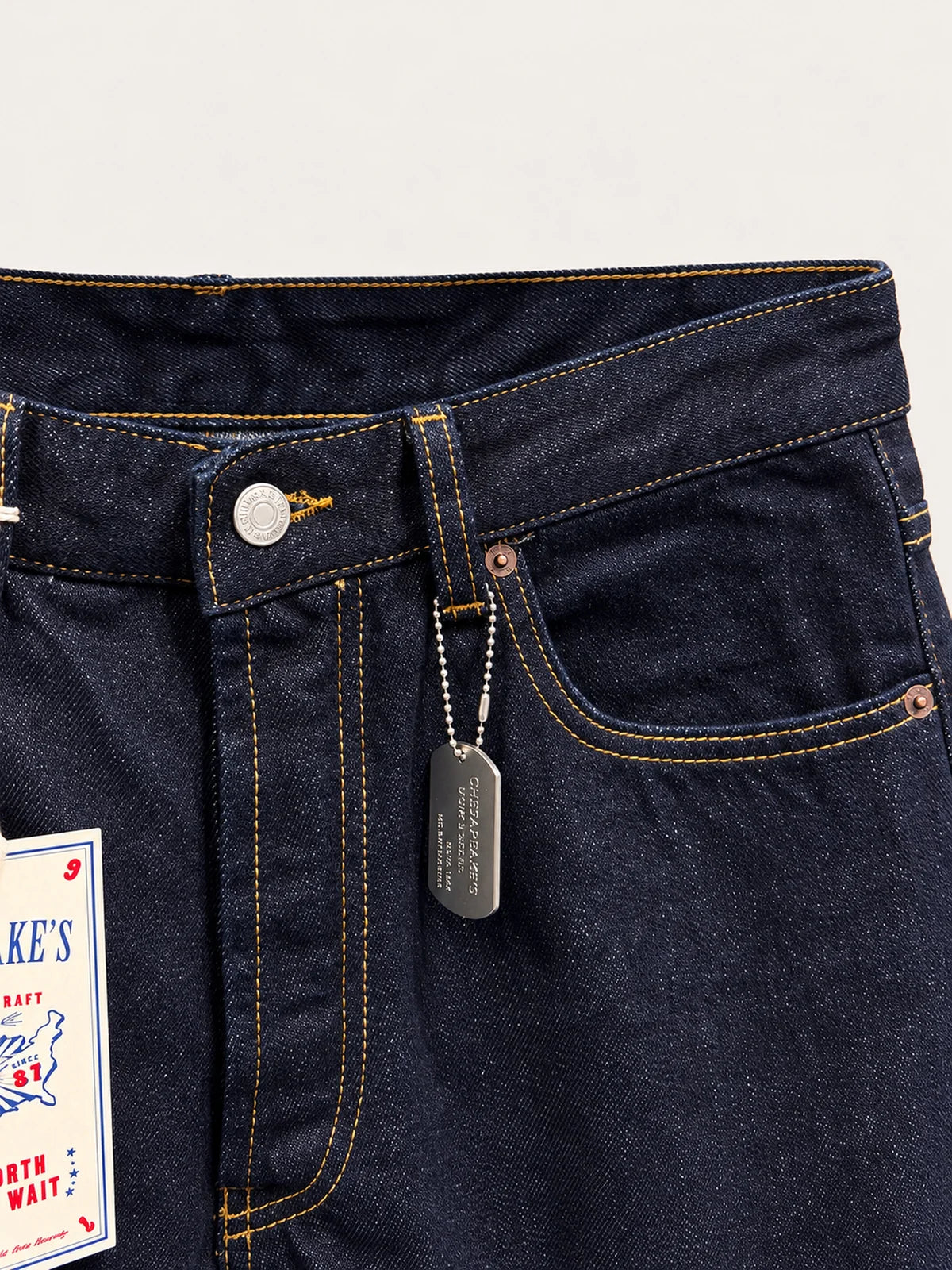 W6-SILVERTONE Selvedge Denim Rinsed Man