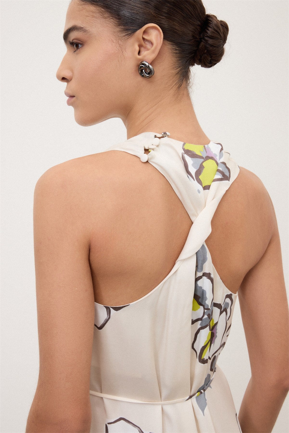 S6-DA5395 Abito Midi Latte