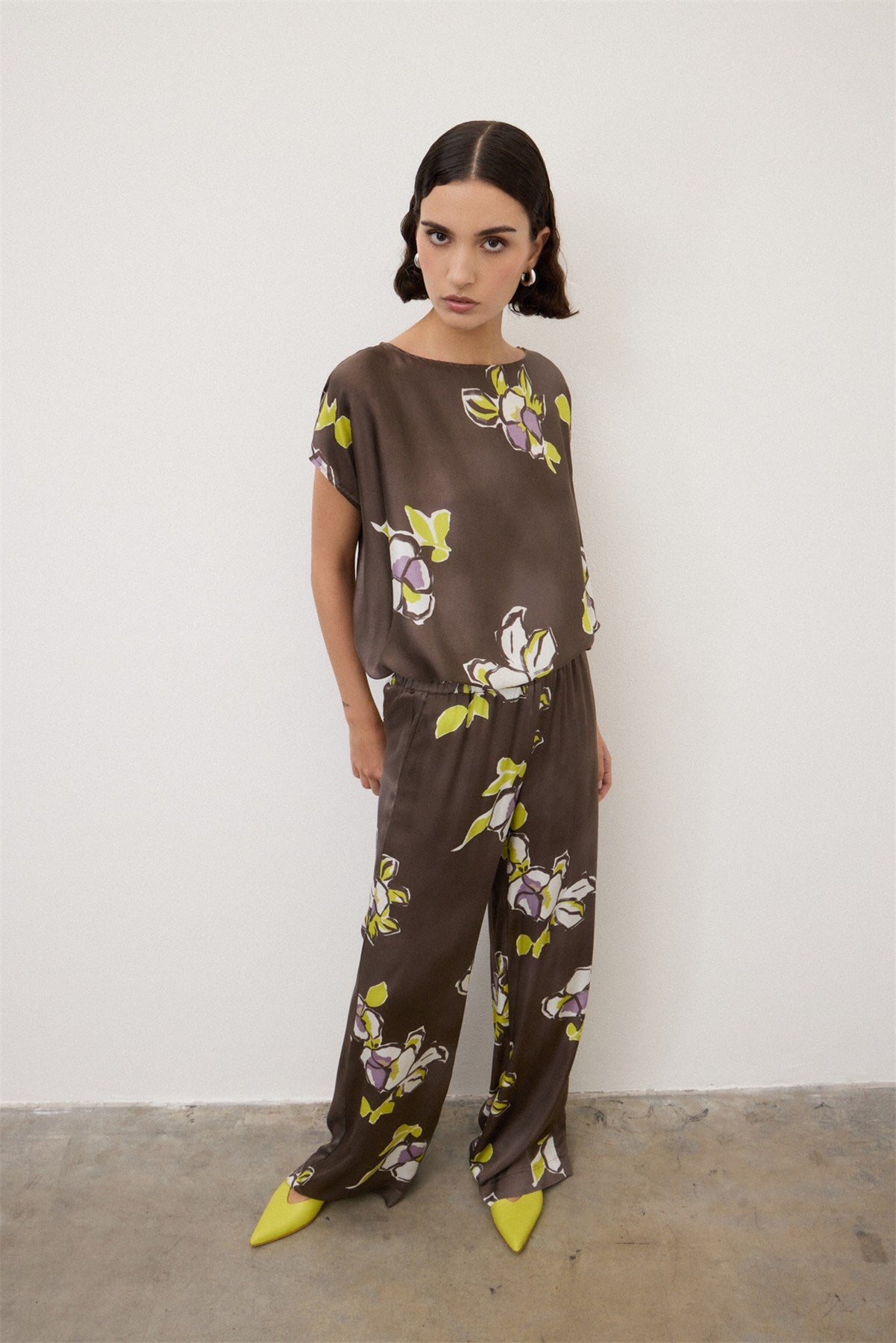 S6-DP0055 Pantalone Viscosa Mocha