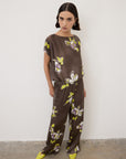S6-DP0055 Pantalone Viscosa Mocha