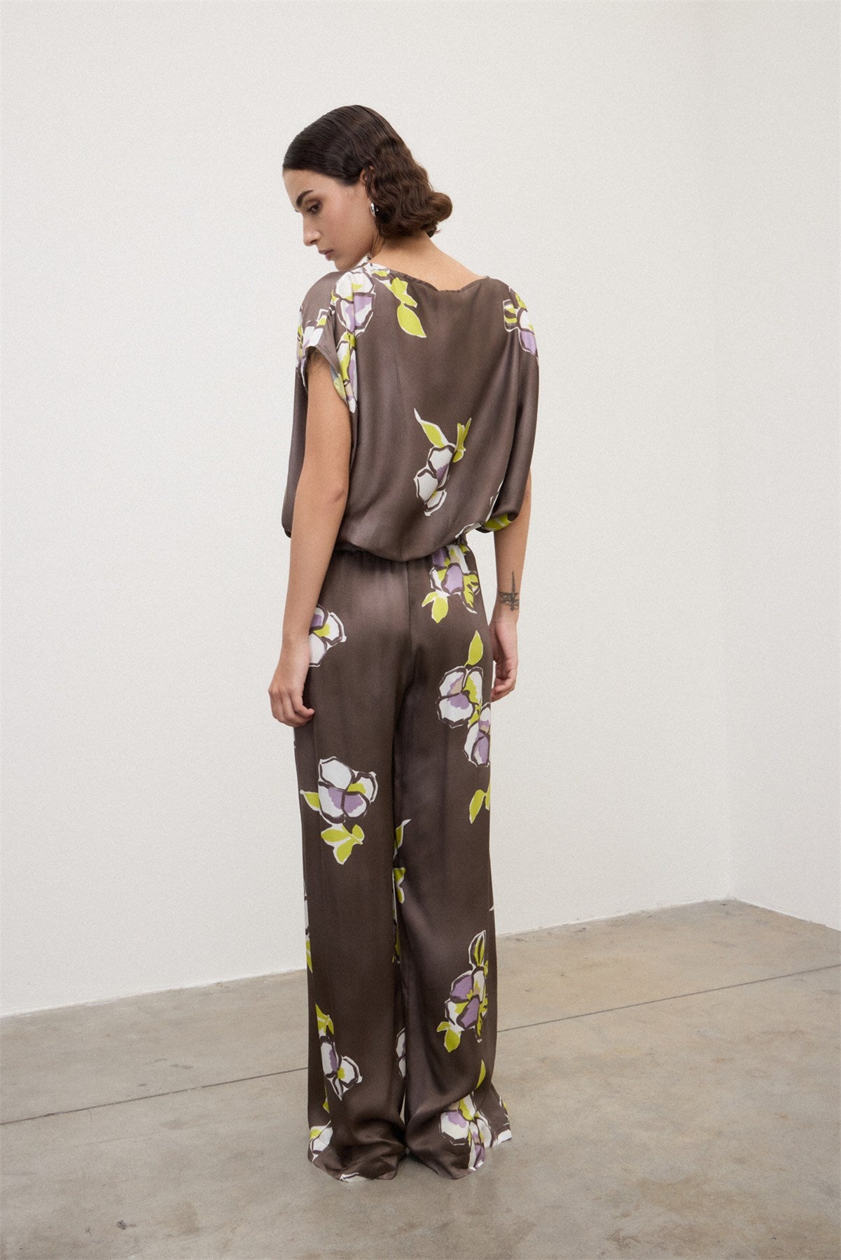 S6-DP0055 Pantalone Viscosa Mocha