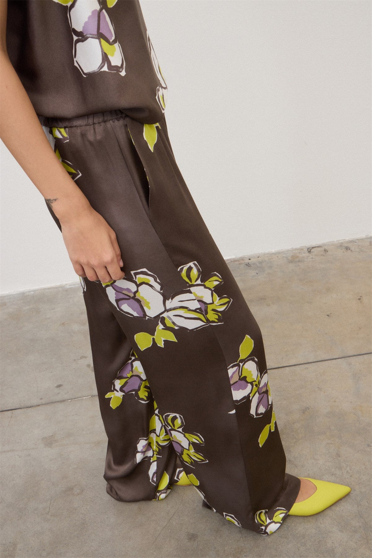 S6-DP0055 Pantalone Viscosa Mocha
