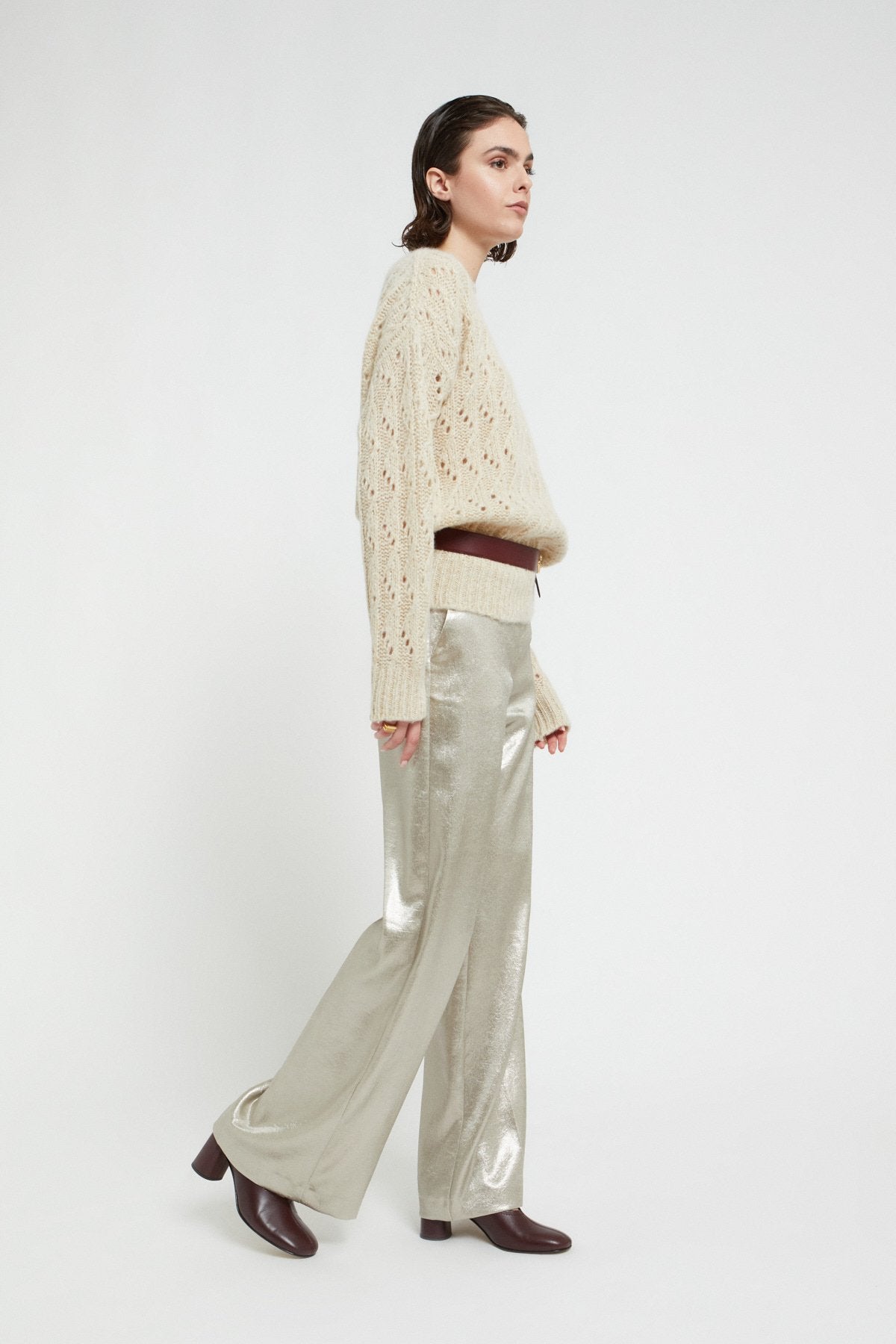 W5-DP9901 Pantalone Effetto Lucente